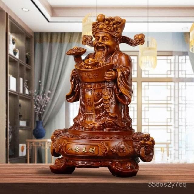 熱賣 優選【八方來財】財神爺招財擺件 家用旺宅擺件 客廳酒櫃擺件 門市開業禮品 喬遷禮品