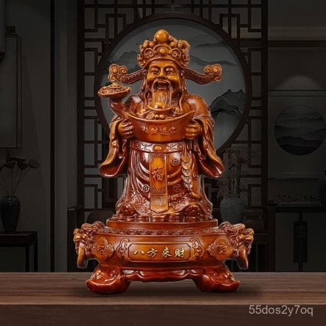 熱賣 優選【八方來財】財神爺招財擺件 家用旺宅擺件 客廳酒櫃擺件 門市開業禮品 喬遷禮品