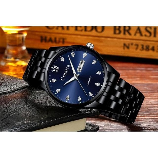 手錶男2025新款男士爸爸商務風瑞士錶簡約氣質精緻石英錶男生防水機械錶送男朋友輕奢小眾高級感精工錶高顏值精品金屬男錶