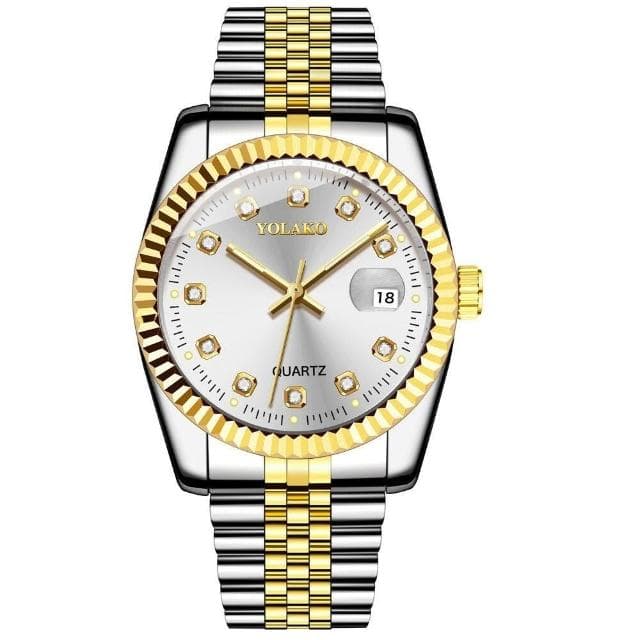 手錶男2025新款情侶輕奢高級感精工錶男士爸爸商務風瑞士錶簡約氣質精緻小巧石英錶女高顏值精品金屬男錶小眾光動能腕錶