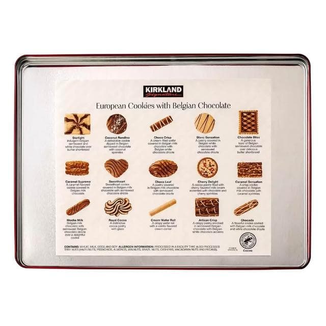 【Kirkland Signature 科克蘭】5Cgo🏆科克蘭 綜合巧克力餅乾 1.4公斤#181679-303