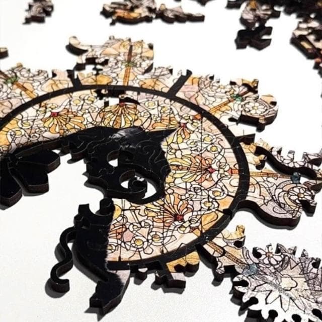 教堂貓拼圖 CathedralCat 異形木製木質爆款可愛生日情人節禮物玩具