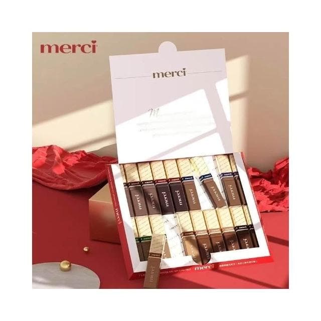 HanNaMiChan高端質量Merci巧克力250g繽紛禮盒裝7中口味絲滑節日浪漫經典美味