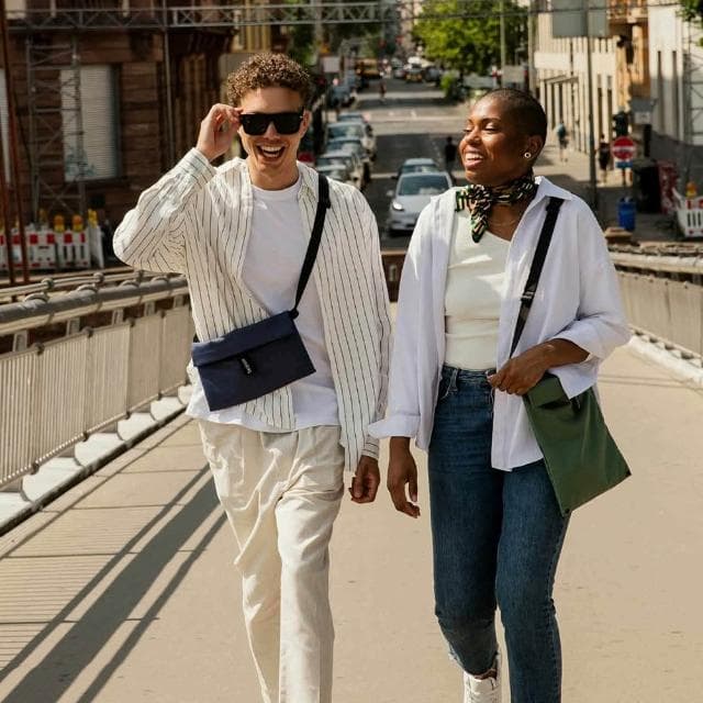 【Notabag】百變多用包 (深蕨綠;斜背包/腰包/手提袋/交換禮物/生日禮物)