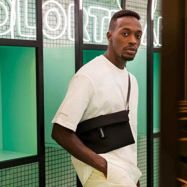 【Notabag】百變多用包 (俐落黑;斜背包/腰包/手提袋/交換禮物/生日禮物)