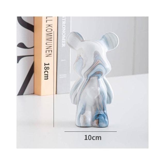 卡通陶瓷熊擺件 客廳小號存錢罐 電視櫃酒櫃擺件 玄關桌面裝飾擺件 家居裝飾品 喬遷禮物 擺件裝飾 裝飾