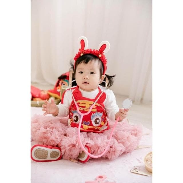 現貨|女寶 粉色抓周道具組 粉色 粉紅色 抓周 原木 抓周道具 抓周佈置 龍寶寶 生日 周歲布置 抓週|GoGraphy