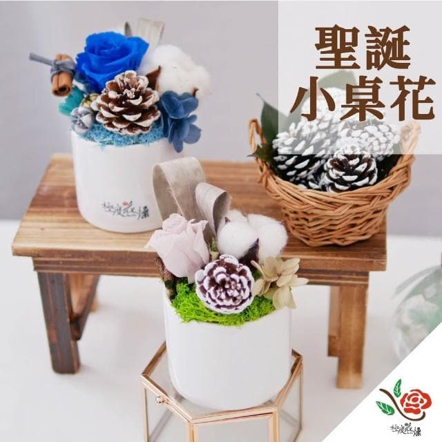 屬於你的 聖誕 小桌花 禮物 極度花燥 花禮 永生花 乾燥花 不凋花 桌花 畢業季 畢業 七夕 情人節