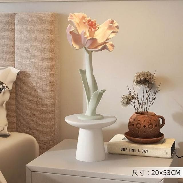 【含運#含稅】輕奢仿真花卉工藝品擺件客廳餐廳傢居裝飾品喬遷生日禮物