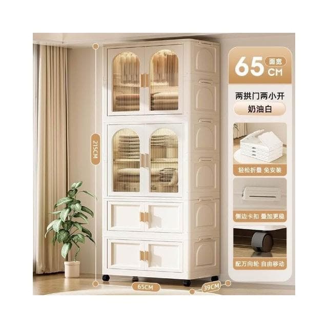 免運   免安裝寶寶衣櫃小孩臥室多層收納櫃嬰兒小衣櫥傢用簡易收納儲物櫃窄縫收納櫃 縫隙收納櫃 櫃子