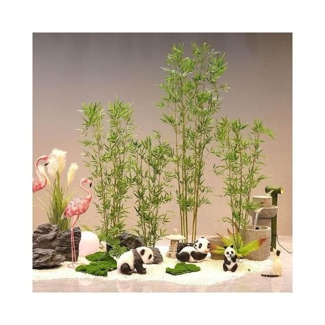 免運 仿真綠植 新中式裝飾 室內外隔斷 庭院盆栽仿生植物 假樹 仿真竹 假竹子