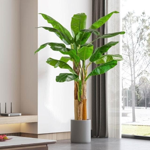 【未晚家居館】 仿真綠植芭蕉樹室內裝飾大型落地式盆栽擺件客廳高檔ins風假植物
