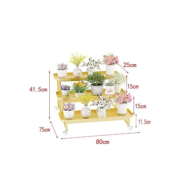 梯形托盘花架 铁艺花架 阶梯型式 室内阳台移动花架 客厅植物多层花盆 盆栽架 多層花架 落地置物架子