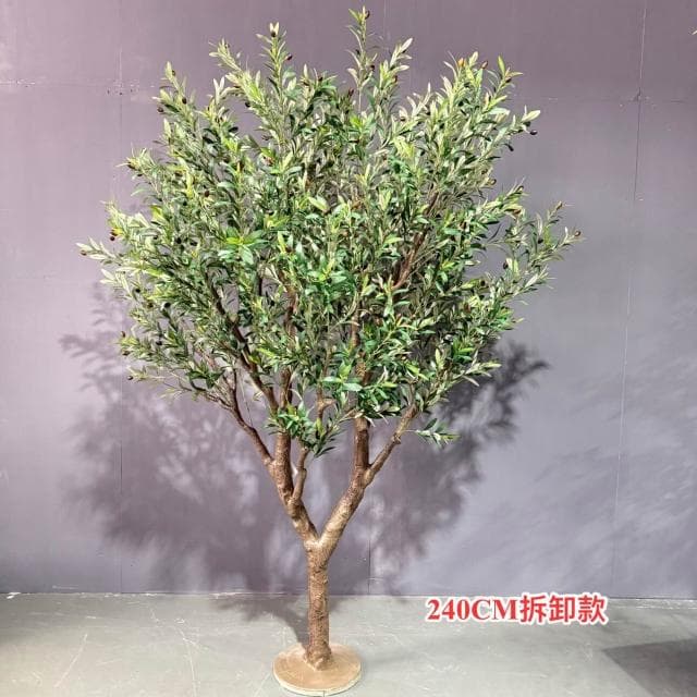 百信百貨 免運 仿真樹橄榄樹北歐風家居落地仿真植物盆栽假樹室內人造景觀盆景