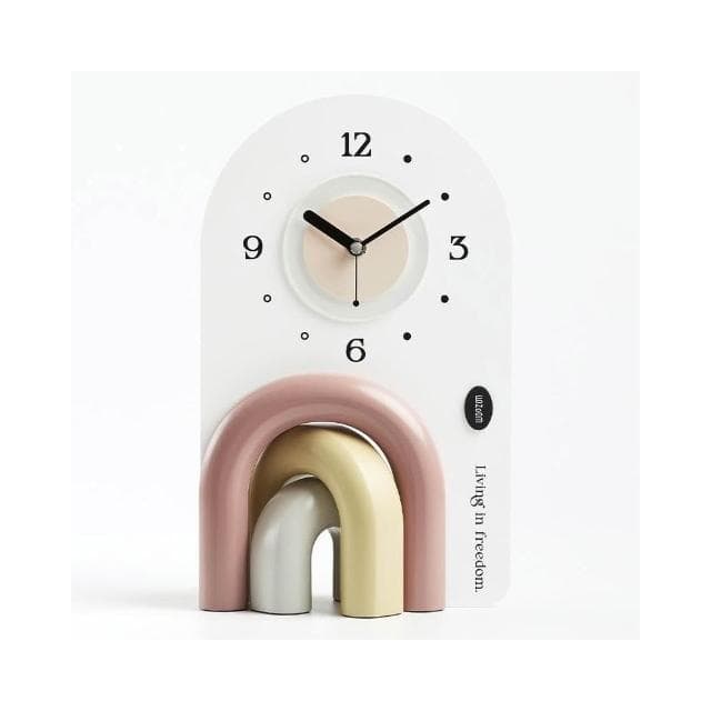 客廳桌面擺件 家居飾品 電視櫃玄關 創意簡約 座鐘 酒櫃裝飾品 開業送禮 喬遷禮物 玄關擺飾 辦公室