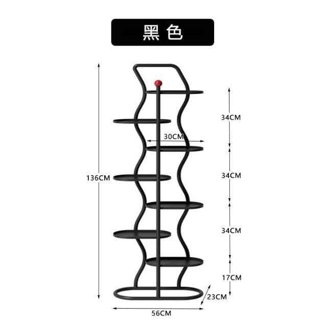 北歐多層落地式花架子 室內客廳置物架 鐵藝多肉花架 陽台植物花盆架 多功能植物架 盆栽置物架 室內花