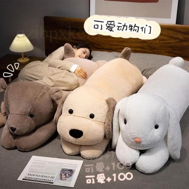 睡覺抱枕 長型抱枕 靠腰枕頭 床上大靠枕 棉抱枕 公仔娃娃抱枕 大抱枕 夾腿枕 交換生日禮物 側睡長