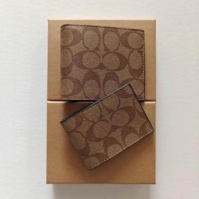 男士錢包休閑PVC配皮錢包男短款多卡位零錢包皮夾錢包時尚短夾錢包多功能卡包輕薄卡夾可折疊雙折疊包多卡層錢包商務禮物錢包