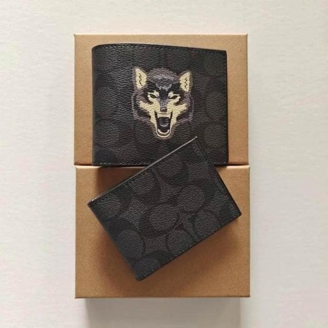 男士錢包休閑PVC配皮錢包男短款多卡位零錢包皮夾錢包時尚短夾錢包多功能卡包輕薄卡夾可折疊雙折疊包多卡層錢包商務禮物錢包