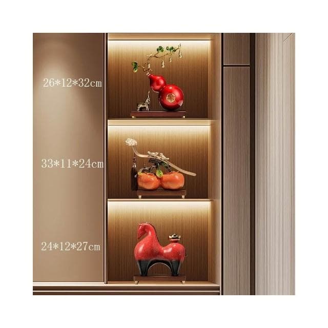 馬上有錢擺件 招財辦公室裝飾品 高檔新中式客廳擺件 喬遷開業禮品 祝福寓意 療癒小物 辦公室風水陶瓷