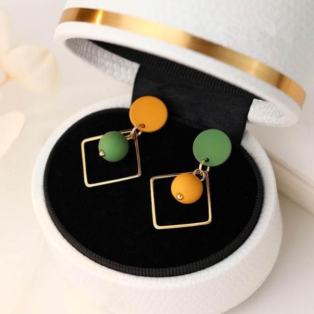 🎗飾間首飾鋪 幾何耳環輕奢小眾設計高級感耳環多巴胺女耳飾品