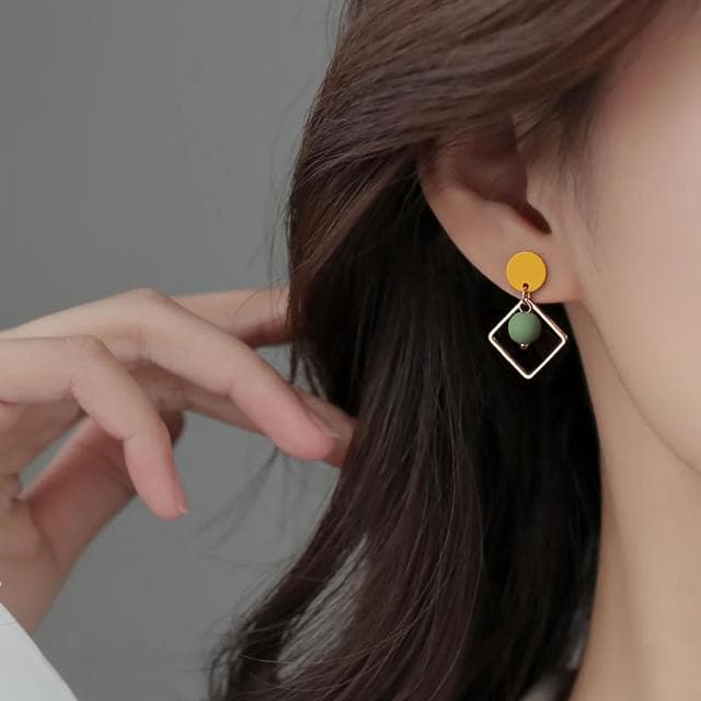 🎗飾間首飾鋪 幾何耳環輕奢小眾設計高級感耳環多巴胺女耳飾品
