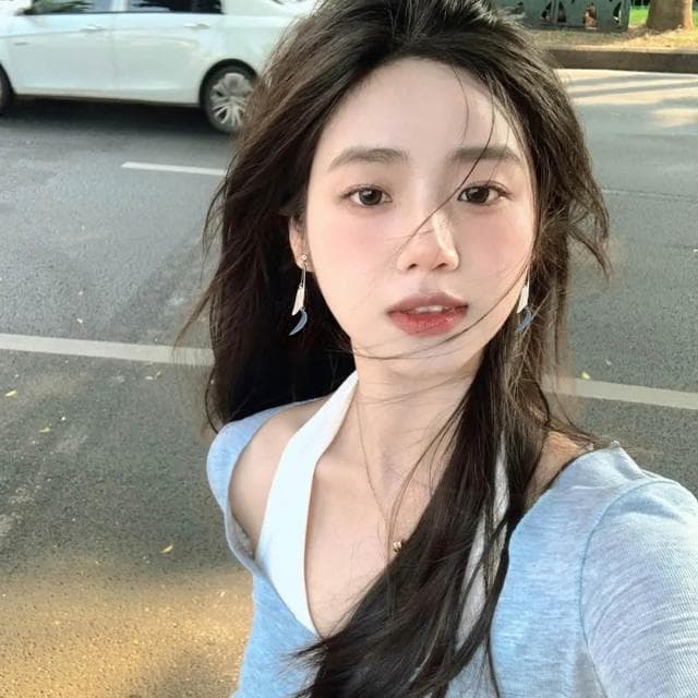 🎗飾間首飾鋪 藍白撞色蚊香盤耳夾無耳洞女時尚設計感小眾藝術生耳墜小清新耳飾