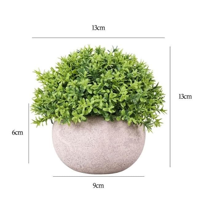 仿真盆栽 仿真植物 人造花 小盆栽 永生花盆栽 辦公室盆栽 水泥盆栽 北歐風裝飾 嬰兒淚