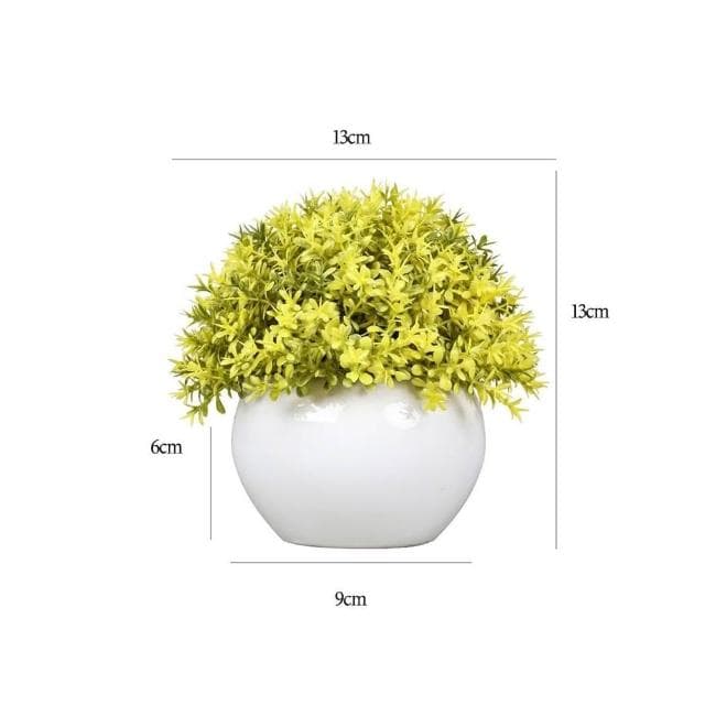 仿真盆栽 仿真植物 人造花 小盆栽 永生花盆栽 辦公室盆栽 水泥盆栽 北歐風裝飾 嬰兒淚