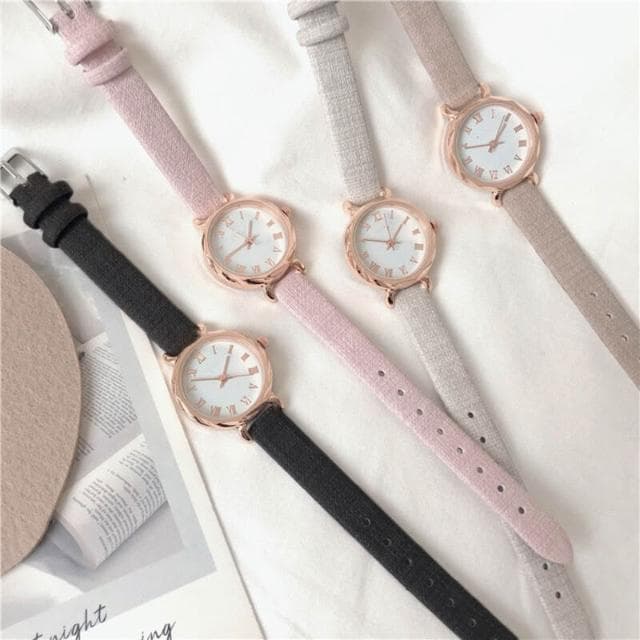 手錶女羅馬石英女錶簡約學生手表輕奢高級感精工錶女用手錶瑞士錶時尚氣質女士手錶計時女錶光動能腕錶小巧精品手錶女款石英錶
