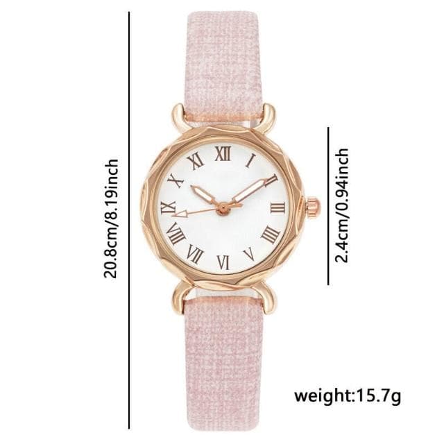 手錶女羅馬石英女錶簡約學生手表輕奢高級感精工錶女用手錶瑞士錶時尚氣質女士手錶計時女錶光動能腕錶小巧精品手錶女款石英錶