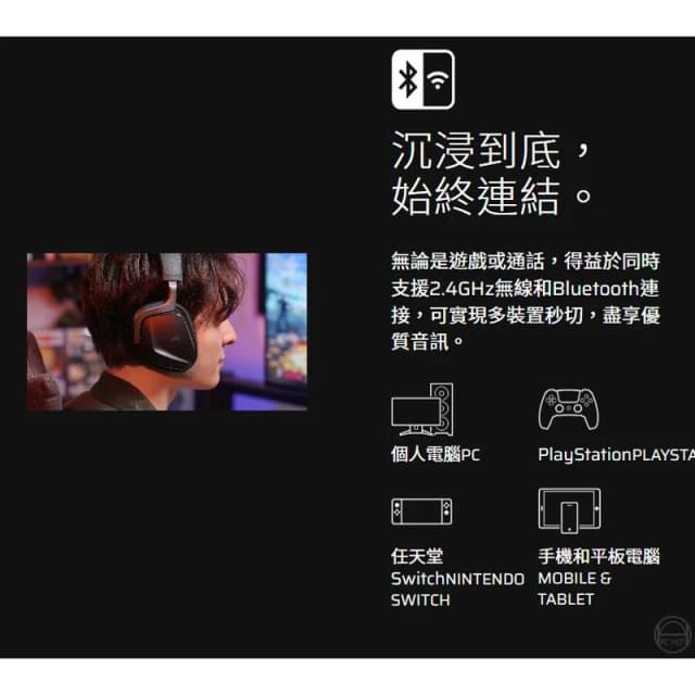 【CORSAIR 海盜船】Corsair 海盜船 VOID V2 MAX 天行者 無線電競耳機 雙模連線 沉浸式音訊 無線耳機 電競耳機 遊戲耳機