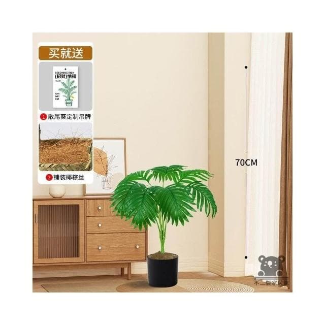 裝飾綠植 室內仿生假樹 人造植物 大型落地盆栽 假花假樹 散尾葵裝飾 仿真植物 客廳輕奢擺件