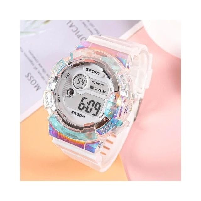 兒童手錶男女孩小學生靜音考試電子錶簡約防水運動夜光手錶國高中小巧高顏值多功能手錶青少年男生防摔機械錶兒童小朋友生日禮物