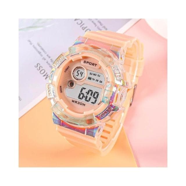 兒童手錶男女孩小學生靜音考試電子錶簡約防水運動夜光手錶國高中小巧高顏值多功能手錶青少年男生防摔機械錶兒童小朋友生日禮物