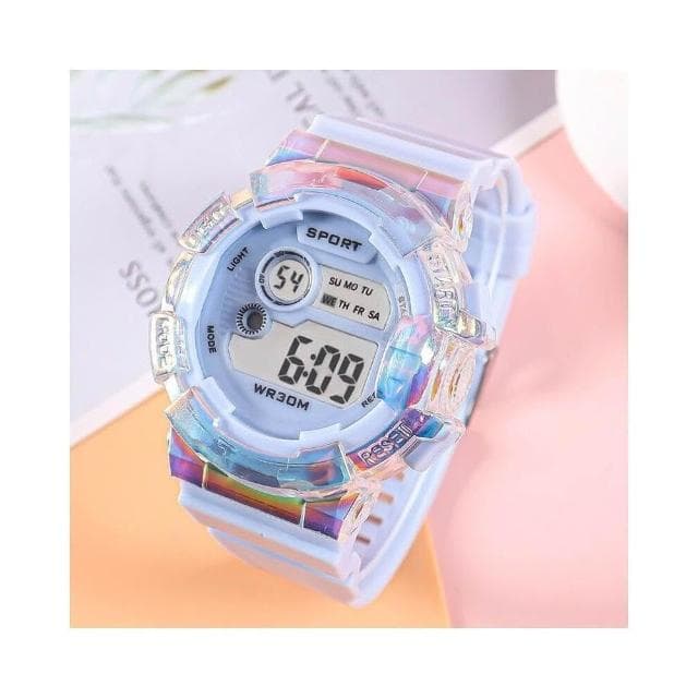 兒童手錶男女孩小學生靜音考試電子錶簡約防水運動夜光手錶國高中小巧高顏值多功能手錶青少年男生防摔機械錶兒童小朋友生日禮物