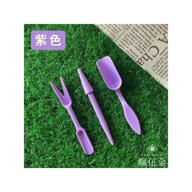 MIT園藝小工具3件組 台灣製造 打孔器 起苗器 鏟勺 迷你多肉 花盆栽 多肉植物 栽種【瘋伍金】