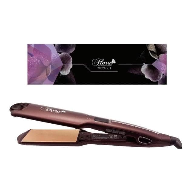 【Flora】搭贈組|鈦離子夾 (專業沙龍離子夾 直捲兩用 國際電壓 25 35 42mm 陶瓷面板__Kimi極美職人推薦)