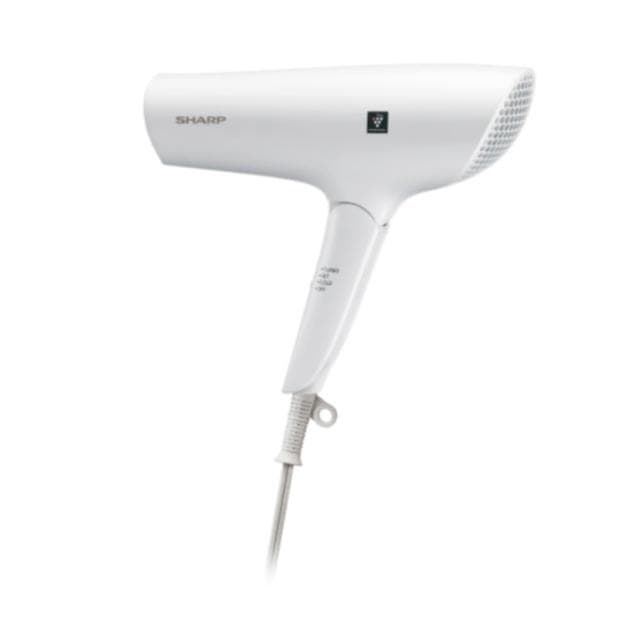 【SHARP 夏普】四氣流水潤溫控月光白吹風機IB-P601T-W