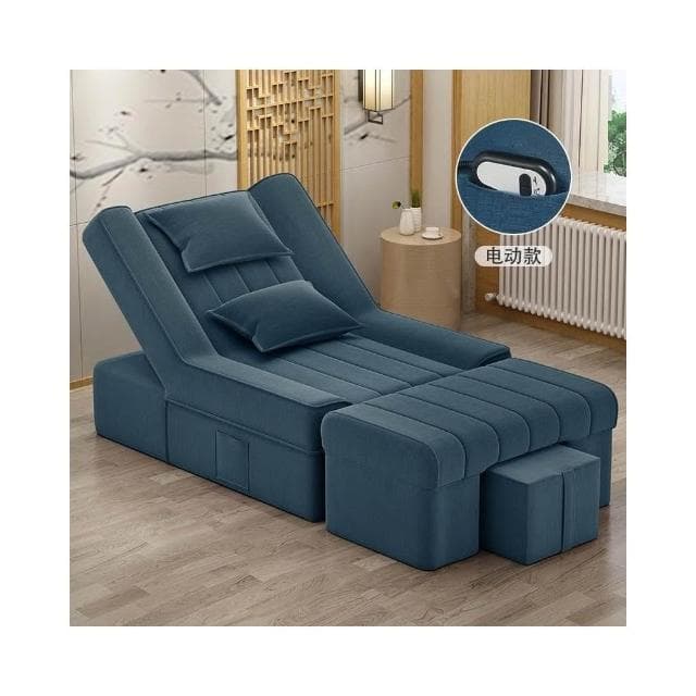 『XM星夢精選』足療沙發 電動沙發 按摩床 洗泡腳美甲沙發 椅美睫沐足躺椅 美容床足浴沙發