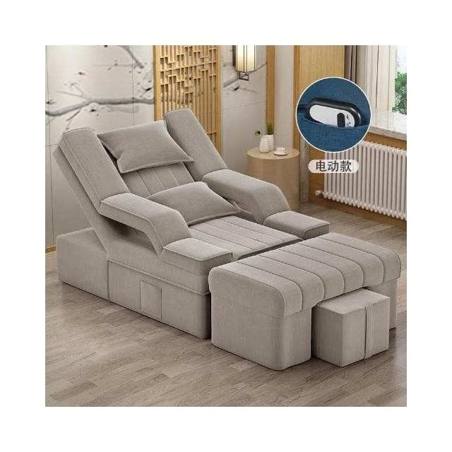 『XM星夢精選』足療沙發 電動沙發 按摩床 洗泡腳美甲沙發 椅美睫沐足躺椅 美容床足浴沙發