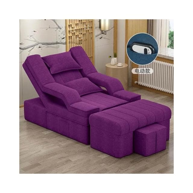 『XM星夢精選』足療沙發 電動沙發 按摩床 洗泡腳美甲沙發 椅美睫沐足躺椅 美容床足浴沙發