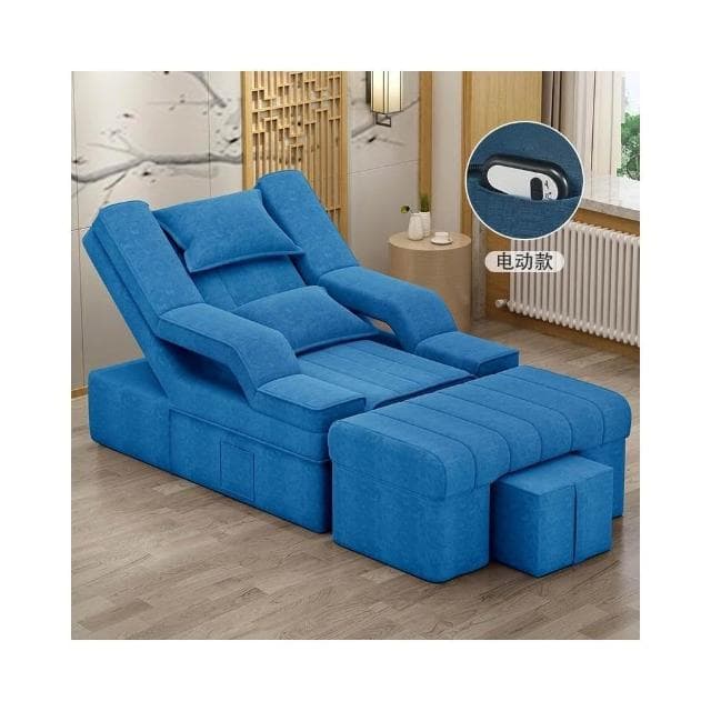 『XM星夢精選』足療沙發 電動沙發 按摩床 洗泡腳美甲沙發 椅美睫沐足躺椅 美容床足浴沙發