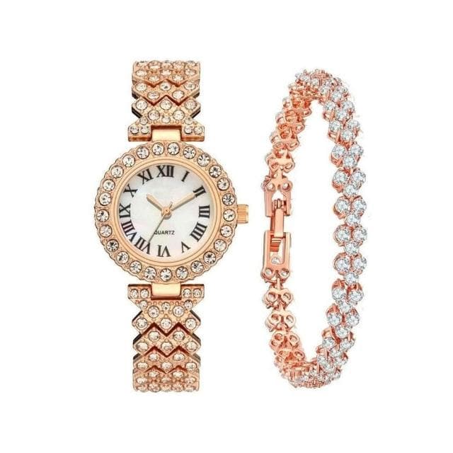 手錶套裝女輕奢高級感精工錶女款學生簡約石英錶氣質小眾ins風女用手錶小巧精緻女士瑞士錶高顏值精品金屬女錶高中生光動能腕錶