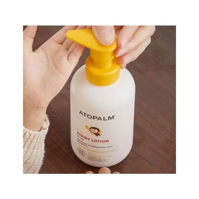 【ATOPALM 愛多康】ATOPALM 愛多康 韓國正品 兒童蜂蜜乳液 300ml 【快速出貨】補水滋養 乾燥肌膚 敏感肌膚 嬰兒適用 高效保濕