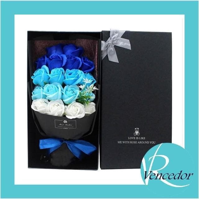 【VENCEDOR】18朵香皂玫瑰花束 *1入 情人節 畢業送禮 禮盒