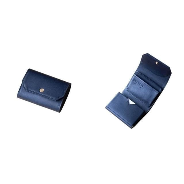 日本製 il modo mini 小短夾 STATUSY官方正品 短夾 鈕扣 極小 大容量 真皮 禮物 旅遊 錢包 三折