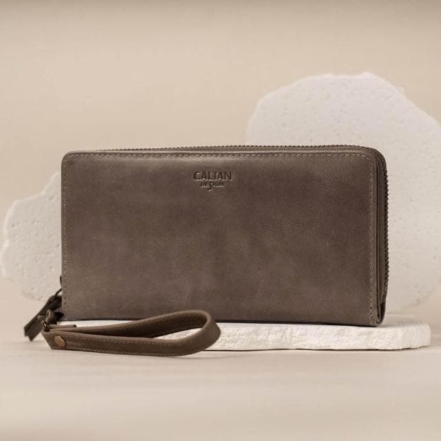 【CALTAN】CALTAN DESIGN | 多卡位手拿包大容量真皮長夾 072467 五色(真皮 長夾 皮夾 錢包 招財 母錢包)