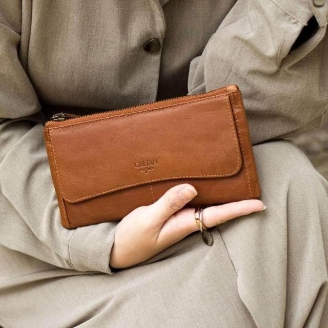 【CALTAN】CALTAN DESIGN | 浪漫優雅經典真皮長夾 072004 五色(真皮 長夾 皮夾 錢包 招財 母錢包)