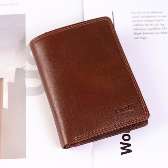 【CALTAN】CALTAN DESIGN | 真皮三折多功能筆記中夾 071741 兩色(真皮 中夾 皮夾 錢包 招財 母錢包)